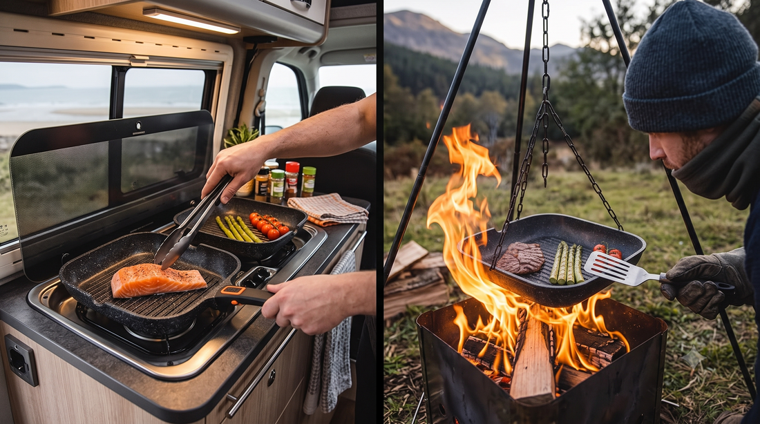 Space Saving Cookware for Camping and Campervans