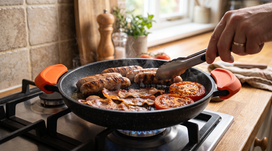 Make A Full English Breakfast on a Griddle