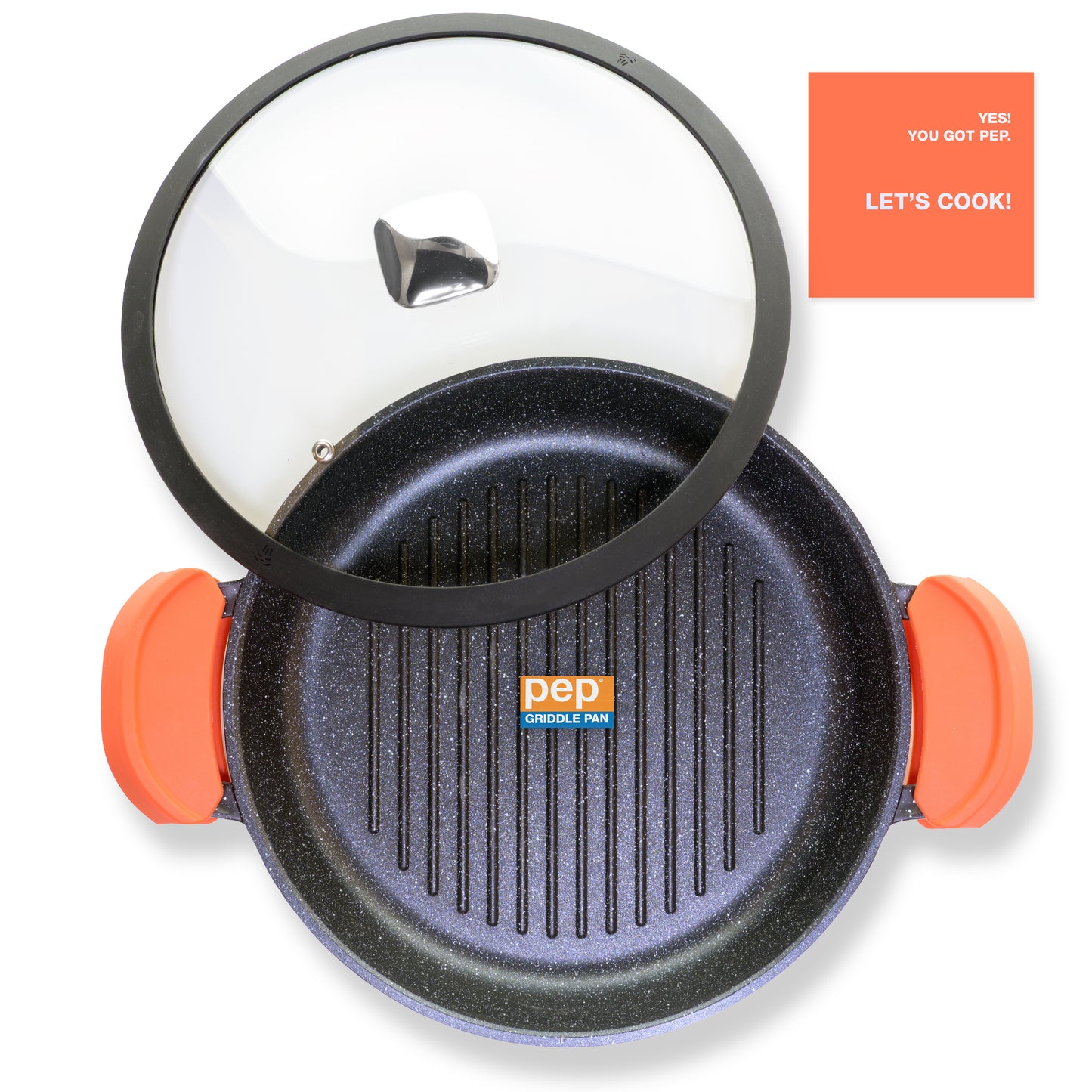 Pep Round Griddle Pan With Lid