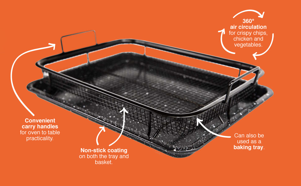 Elevated Stackable Oven Tray – NoStik