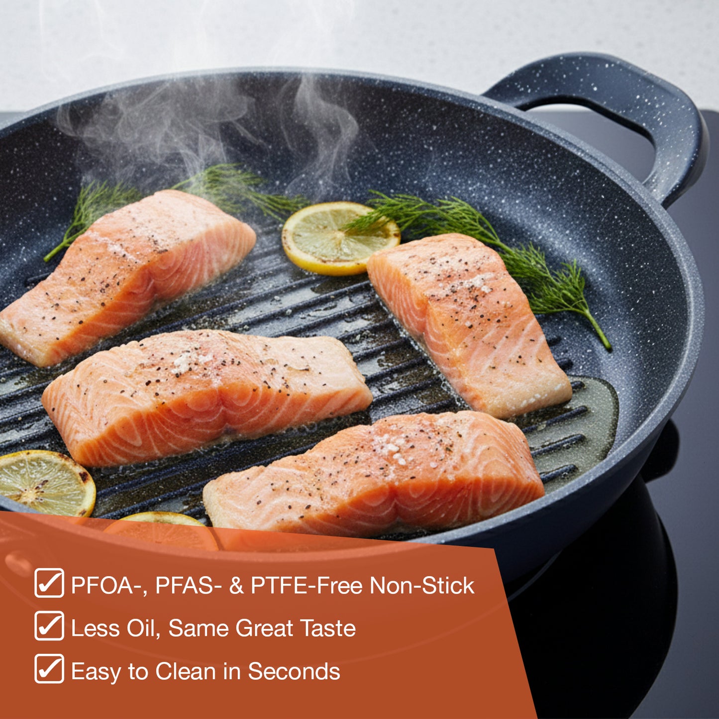 Pep Round Griddle Pan With Lid