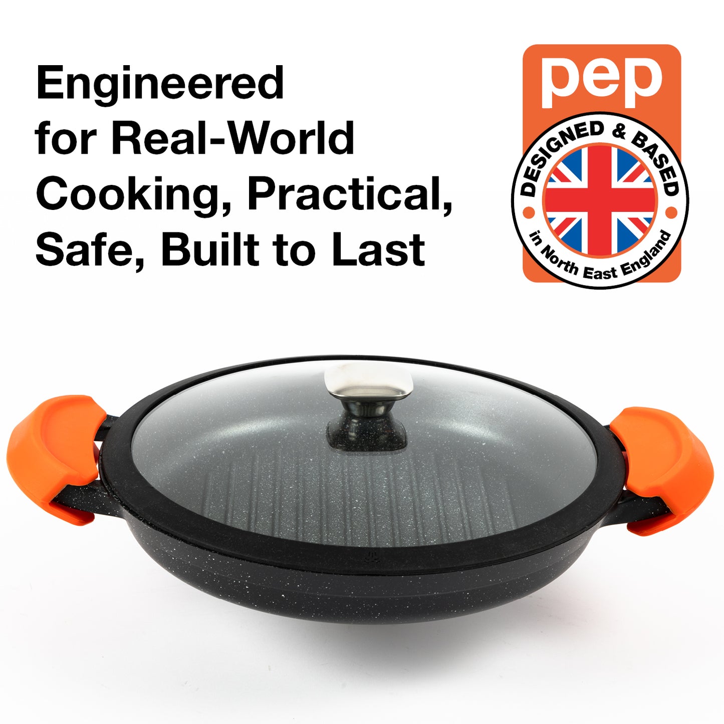 Pep Round Griddle Pan With Lid